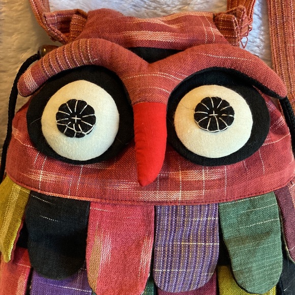 Vintage Owl Crossbody Bag Excellent Condition - Picture 3 of 12